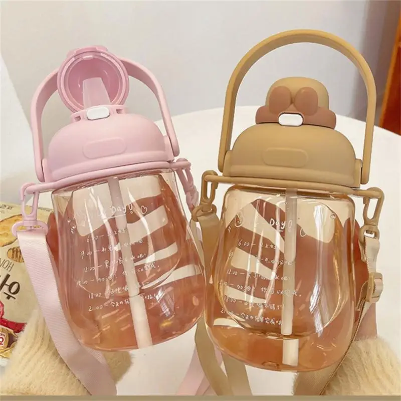 

Womens Capacity Cup Water Bottles 2023 Sports Portable Cup High Quality Take Pipe Cup Drinking Tools 1100ml Big Cup Water Cup