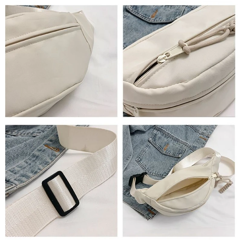 Нагрудные сумки-бананы для женщин сумка через плечо поясная парусиновая женская