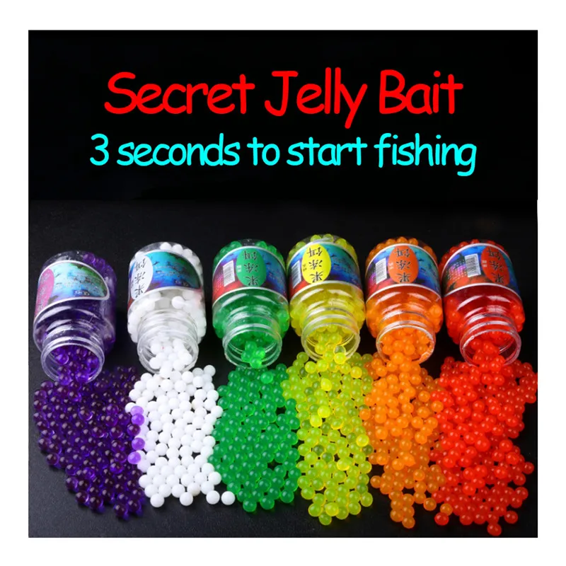 

Профессиональная Мягкая красная Желейная рыболовная приманка с 6 ароматами, искусственная приманка с запахом травы, карпа, 500 шт./бутылка, низкая цена