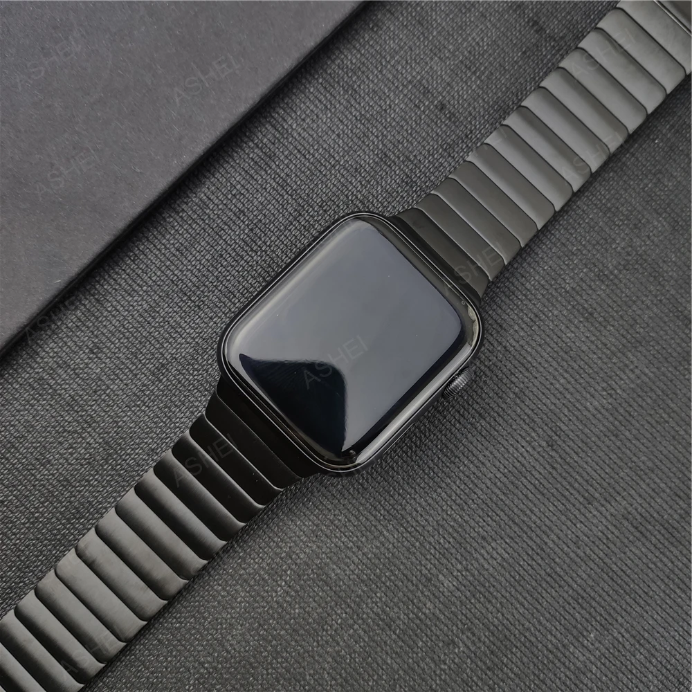 

Correa for apple watch SE 44mm 45mm 42mm series 7 6 5 4 3 band iwatch 40mm 41mm 38mm Stainless Steel Business strap bracelet
