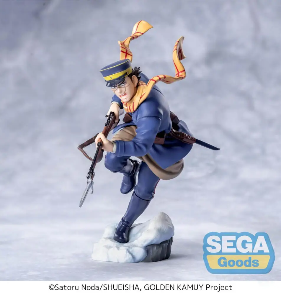 Фото Горячая распродажа! В наличии: Фигурка SEGA Xross Link Golden Kamuy (Асирпа, Сугимото Саичи, Шираиши Йошитаке) — аниме-модель, подарок. №5