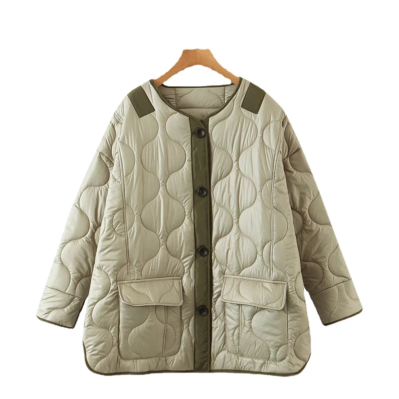 2022 Women's Jacket Long Sleeve Loose Oversize Overcoat Fashion Jacket for Women Winter Coat Female Parkas