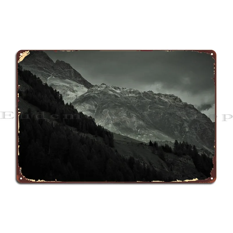 

Mountain Shades Metal Plaque Wall Decor Printing Wall Decor Home Cinema Tin Sign Poster