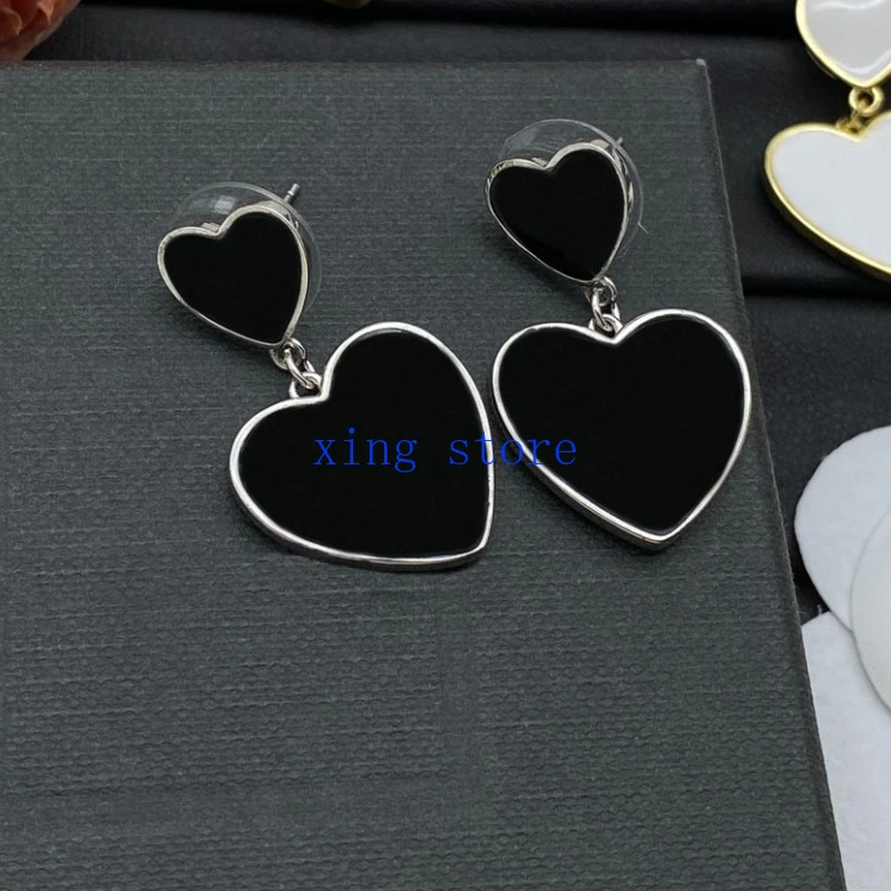 2024 модные новые милые и романтичные женские серьги-подвески в форме сердца