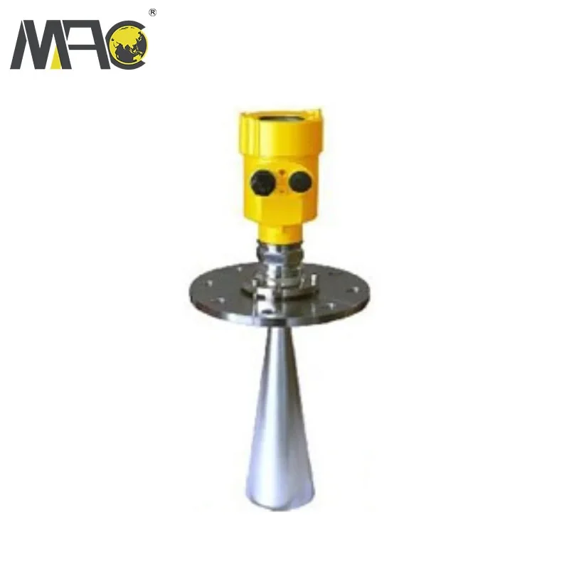 Измерение уровня жидкости Macsensor 420 мА дисплей радарный измеритель воды