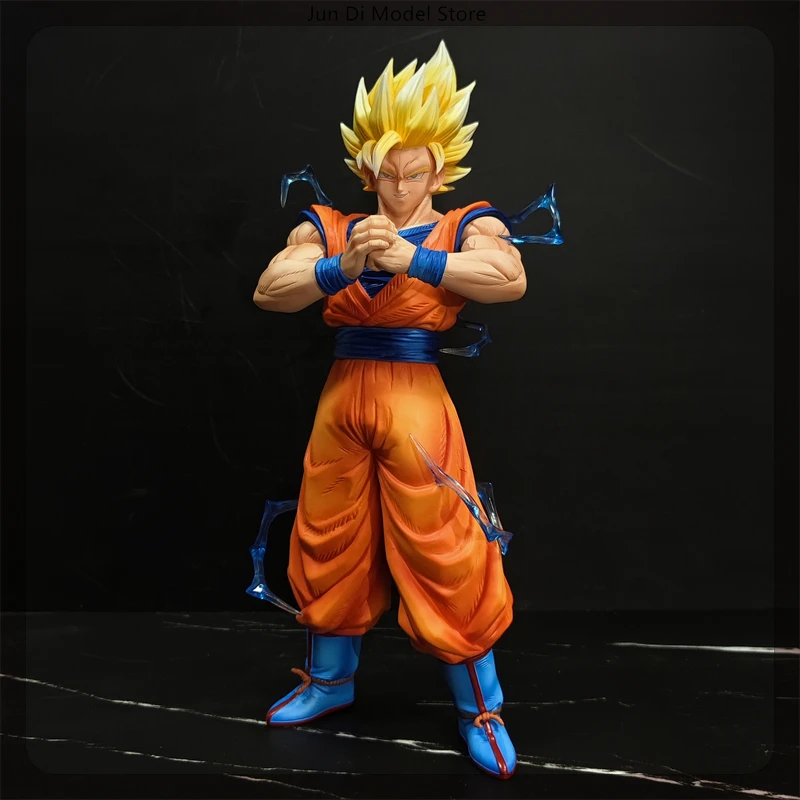 30 см Dragon Ball Goku Super Saiyan 2 стоящая аниме-фигурка модель Gk статуя коллекция для