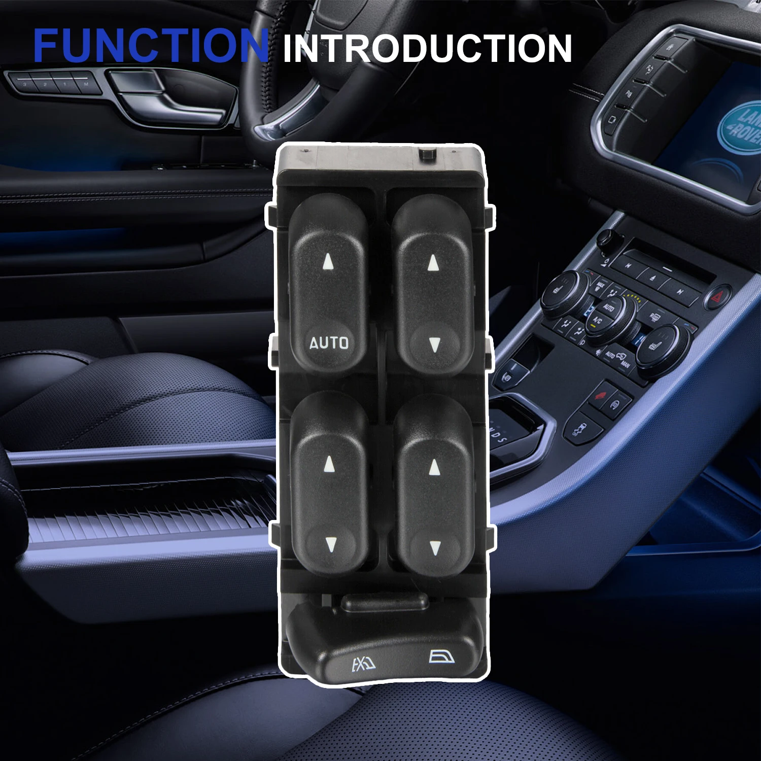 1L2Z14529BA главный электрический выключатель стеклоподъемника со стороны водителя LH