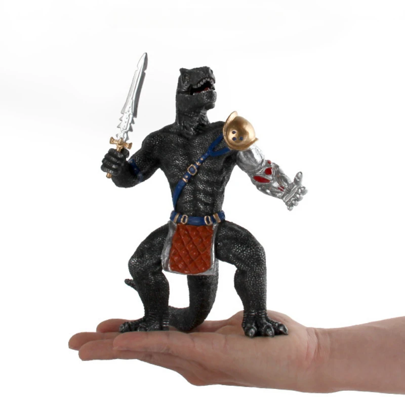 

OozDec Tyrannosaurus Warrior Dinosaur Figures Model Toy Collectors Gift Room Decoration