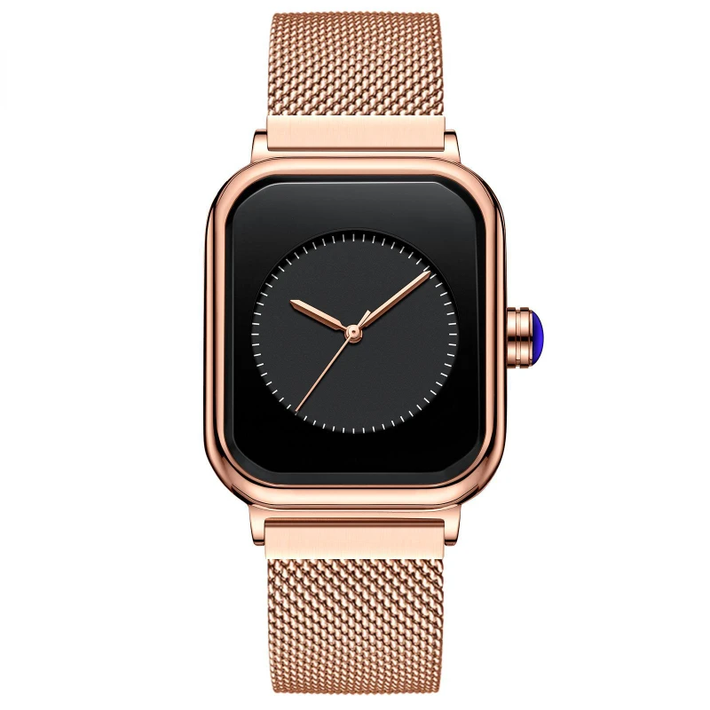 

2022 New Women's Waterproof Silicone Tape Watch Student Simple Fashion Square Women's Watch Quartz watch luxury watch for women
