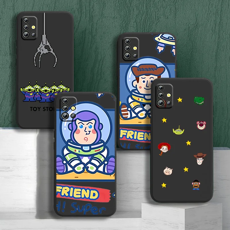 

Disney Toy Story Phone Case For Samsung Galaxy A01 A11 A21 A31 A41 A51 A71 A81 A91 A42 A12 A02S Black Funda Cover Soft Back Capa