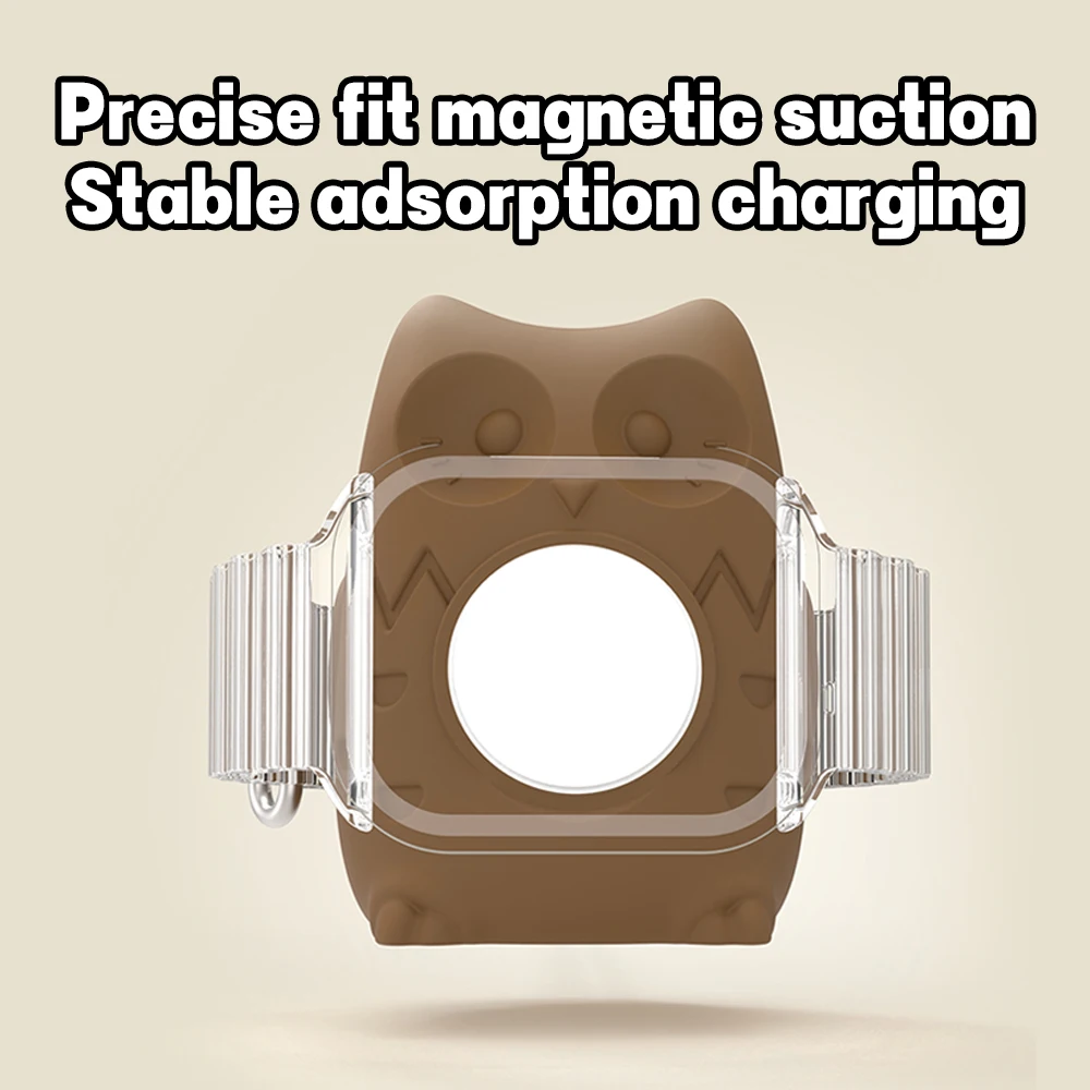 Силиконовая подставка для зарядного устройства Apple Watch 8 7 6 5 4 3 2 SE