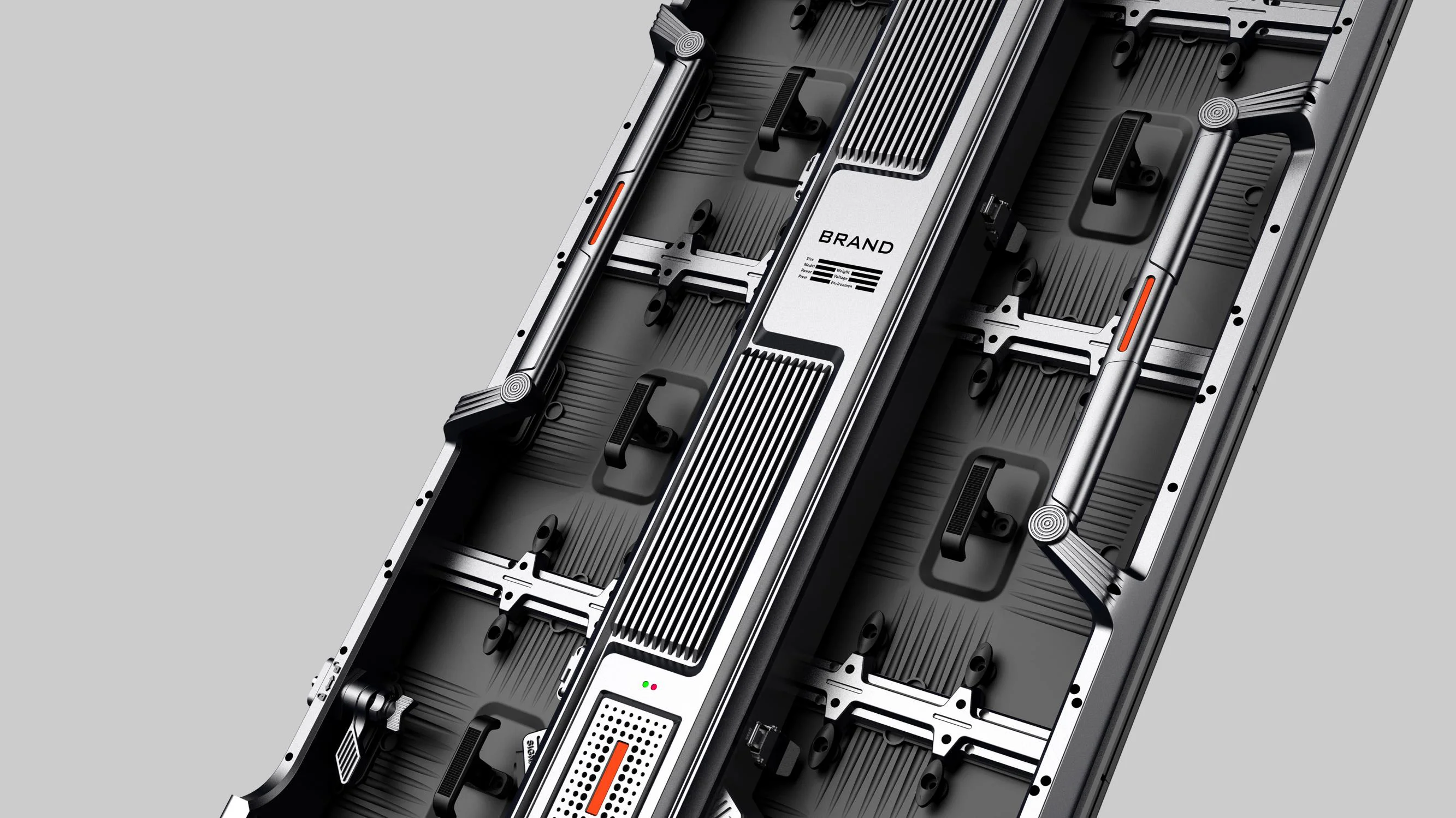1000*500 пустой светодиодный экран из литого алюминия дисплей водонепроницаемый