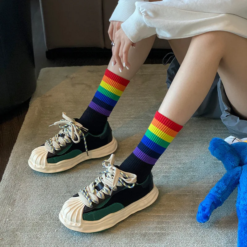 Casual men and women's shoes thick bottom couple shoes students sports ins tide shoes spring and summer