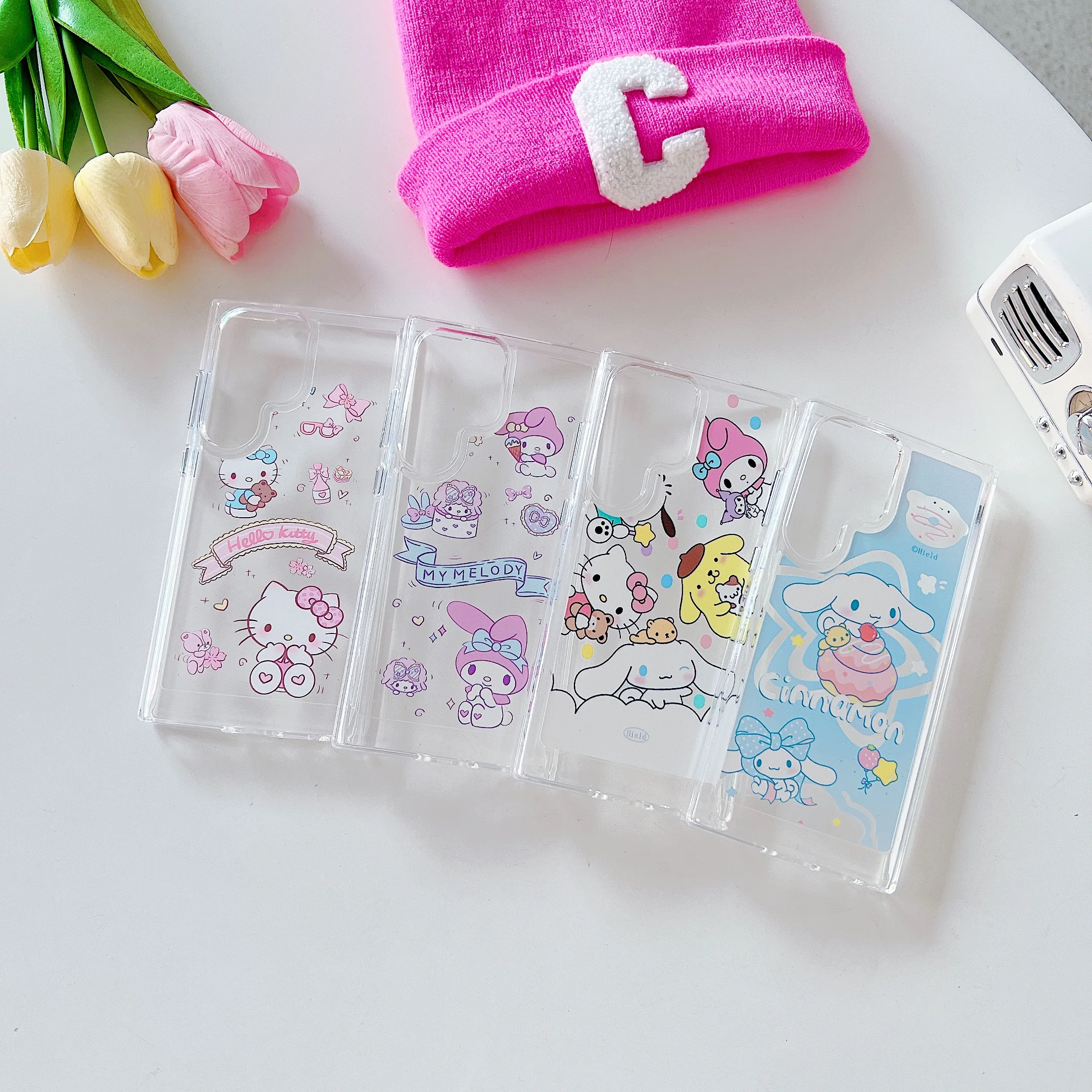 

Чехол с героями мультфильмов Sanrio Hello Kitty Melody для Samsung Galaxy S22 S23 S22 Plus S23, ударопрочный жесткий чехол из поликарбоната с изображением девушки