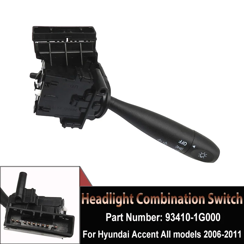 

New Headlight Turn Signal Light Switch 93410-1G000 93410-1C000 93410-1C200 For Hyundai Accent Kia Rio 5 2006 2008 2009 2010 2011