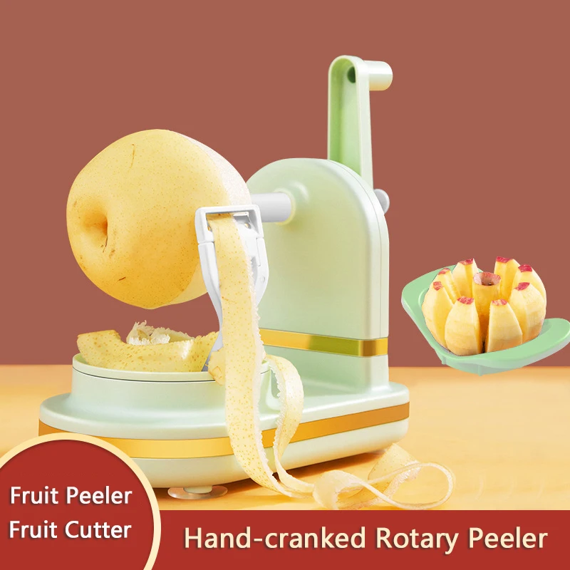 Hand Crank Fruit Peeler Apple Pear Pealing Machine Manual Peeler Cutter For Fruits and Vegetables Kitchen Tools Gadgets Dropship