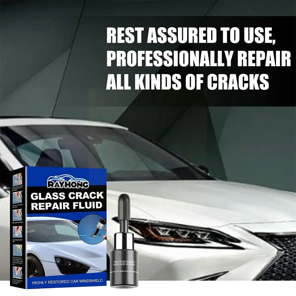 

Набор для ремонта ветрового стекла автомобиля, фиксация ветрового стекла, трещины, звезда трещины полумесяц и глаз, Bull's R5e7