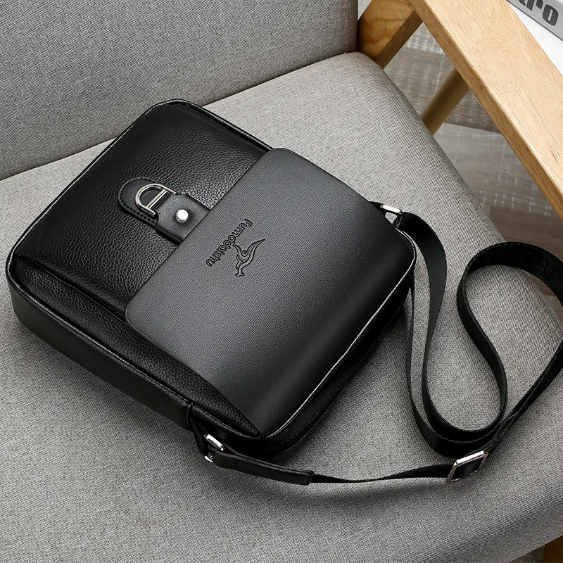 Brand Men's Bags Messenger PU Leather Fashion Business Crossbody Bags Sling Bag Handbags Shoulder Bag Luxury Designer Bag