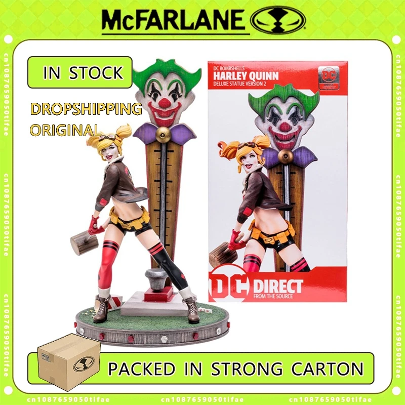 Оригинальная модель куклы Gk Harley Quinn DC bomshells Deluxe Version 2 статуя Polaroid