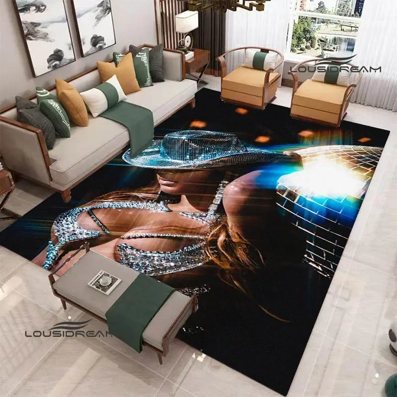 Коврик Beyonce Жизель ноулс с принтом ковер для гостиной спальни нескользящий