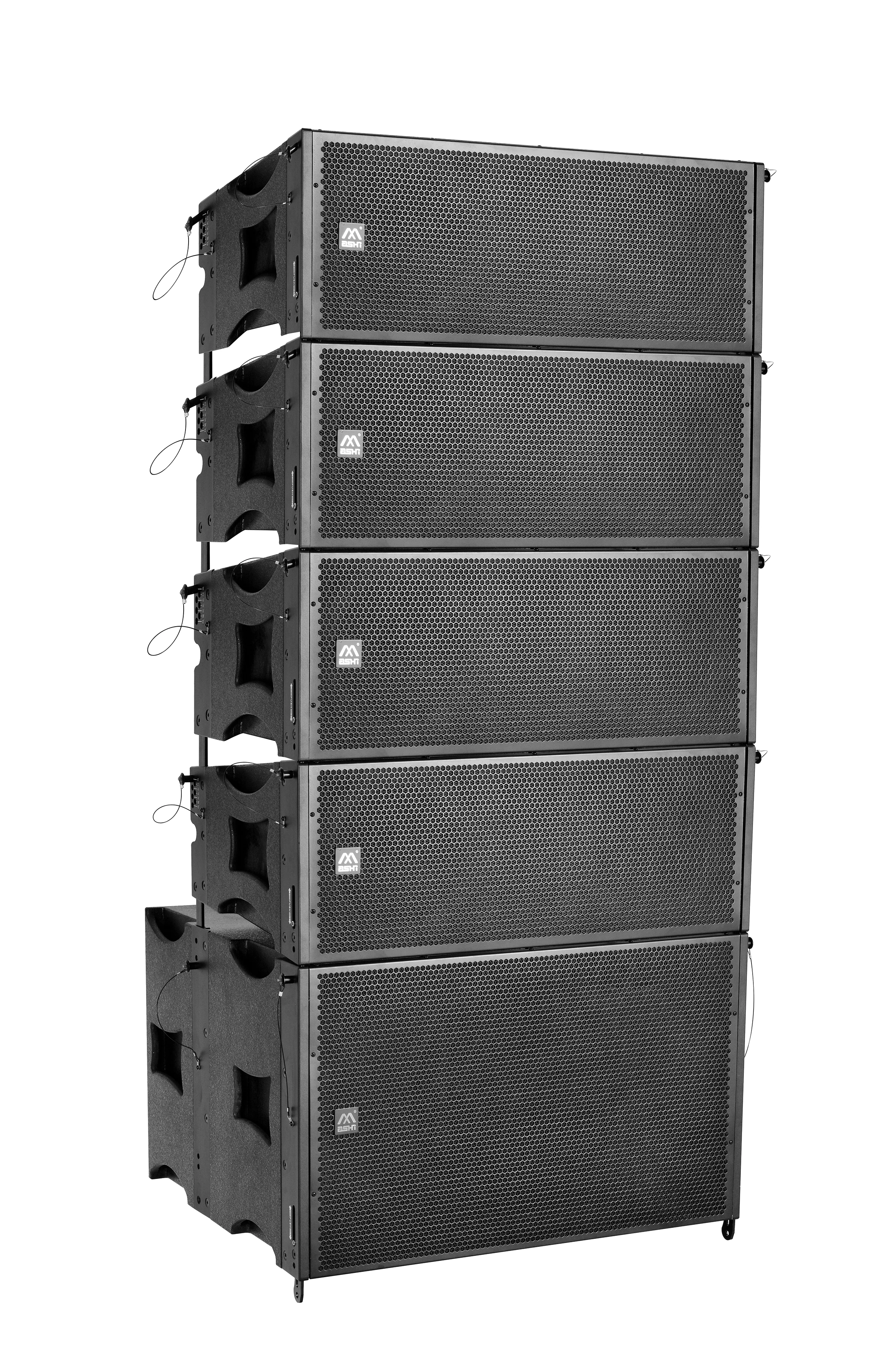 Mashi-audio LA-12 Двойной 12-дюймовый двусторонний трехэлементный линейный динамик (art.: 3920cff061cbb) - 3920cff061cbb
