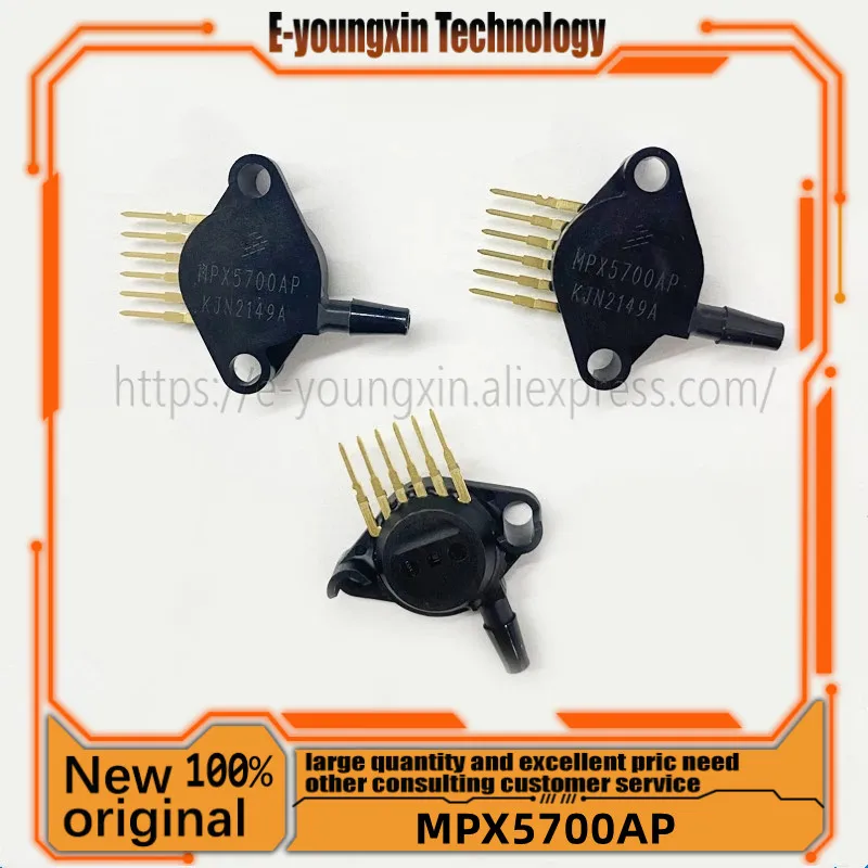 

Новые и оригинальные MPX5700AP MPX5700 ABS 6-SIP датчик давления, интегральные схемы