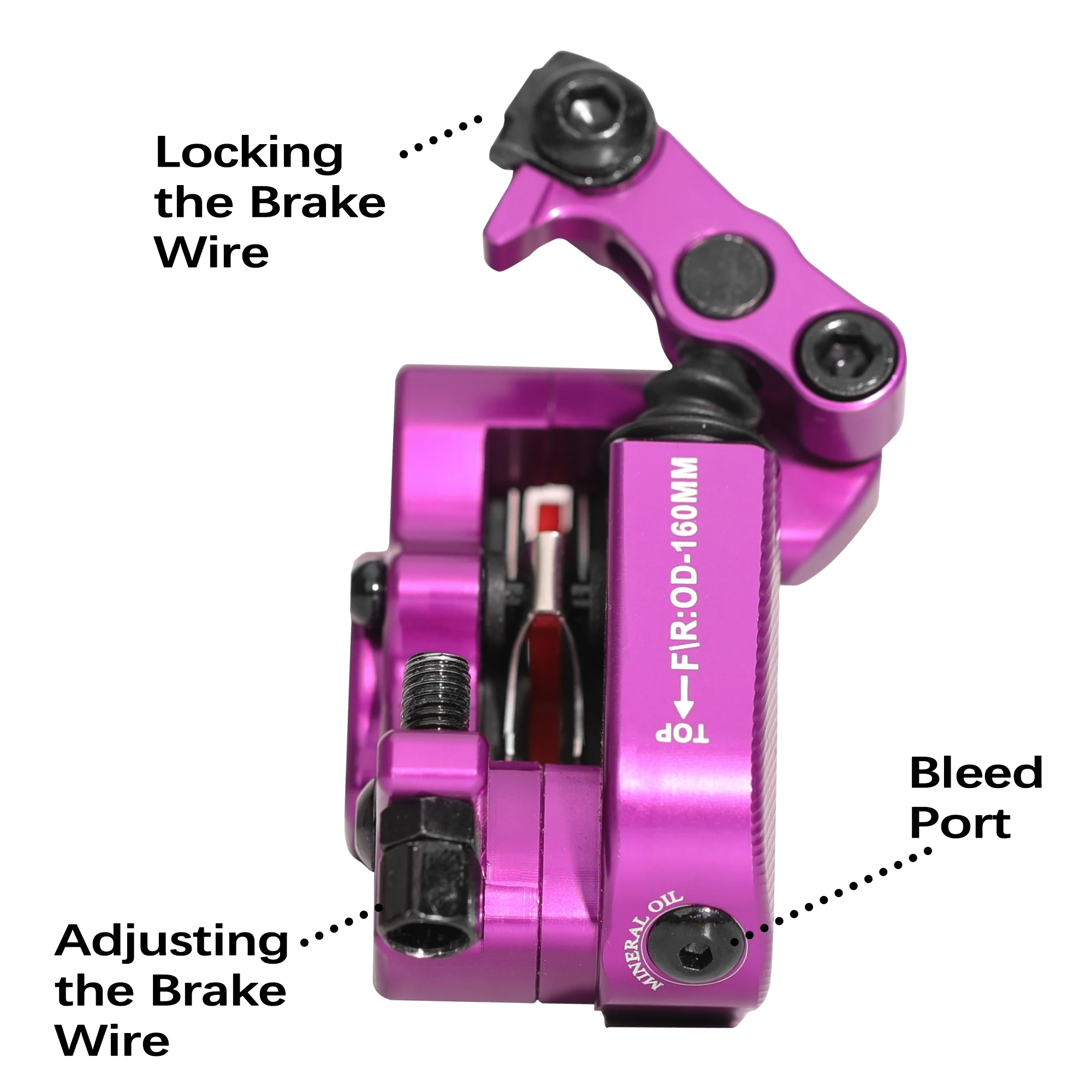 DYISLAND XT-8 2-поршневой комплект гидравлических дисковых тормозов для шоссейного