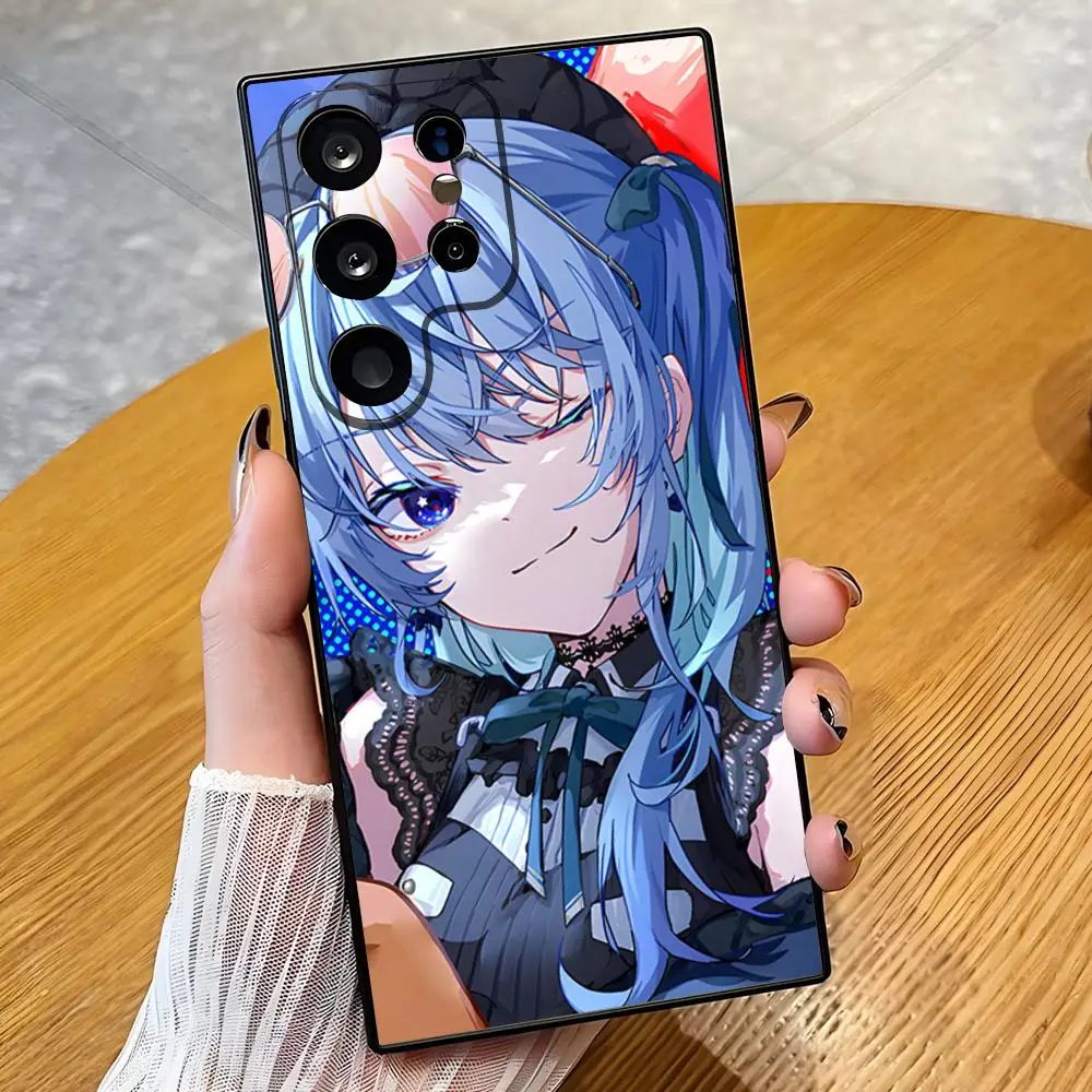 Фото Чехол для телефона H-Hoshimachi Suisei для Samsung S26 S25 Edge S24 S23 S22 Ultra Plus Fe A57 A37 A17 A56 5G, силиконовый чехол №3