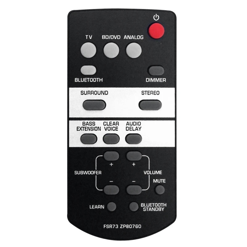 FSR73 ZP80760 Замените пульт дистанционного управления для саундбара Yamaha ATS-1050 ATS-1050-R