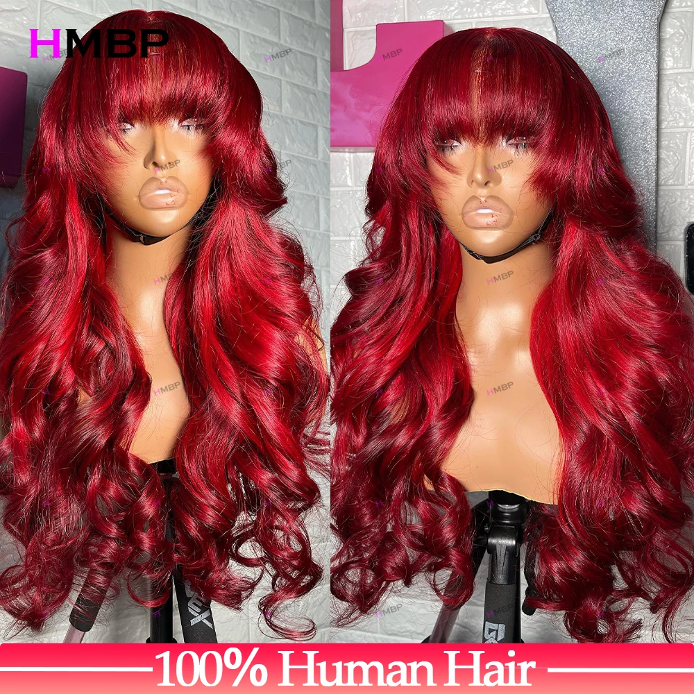 Парик объемной волны цвета Bug Предварительно выщипанные человеческие волосы с