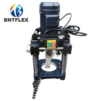 220v fire pipe drilling machine seamless galvanized pipe drilling portable hand held punching machine tee cutting pipe