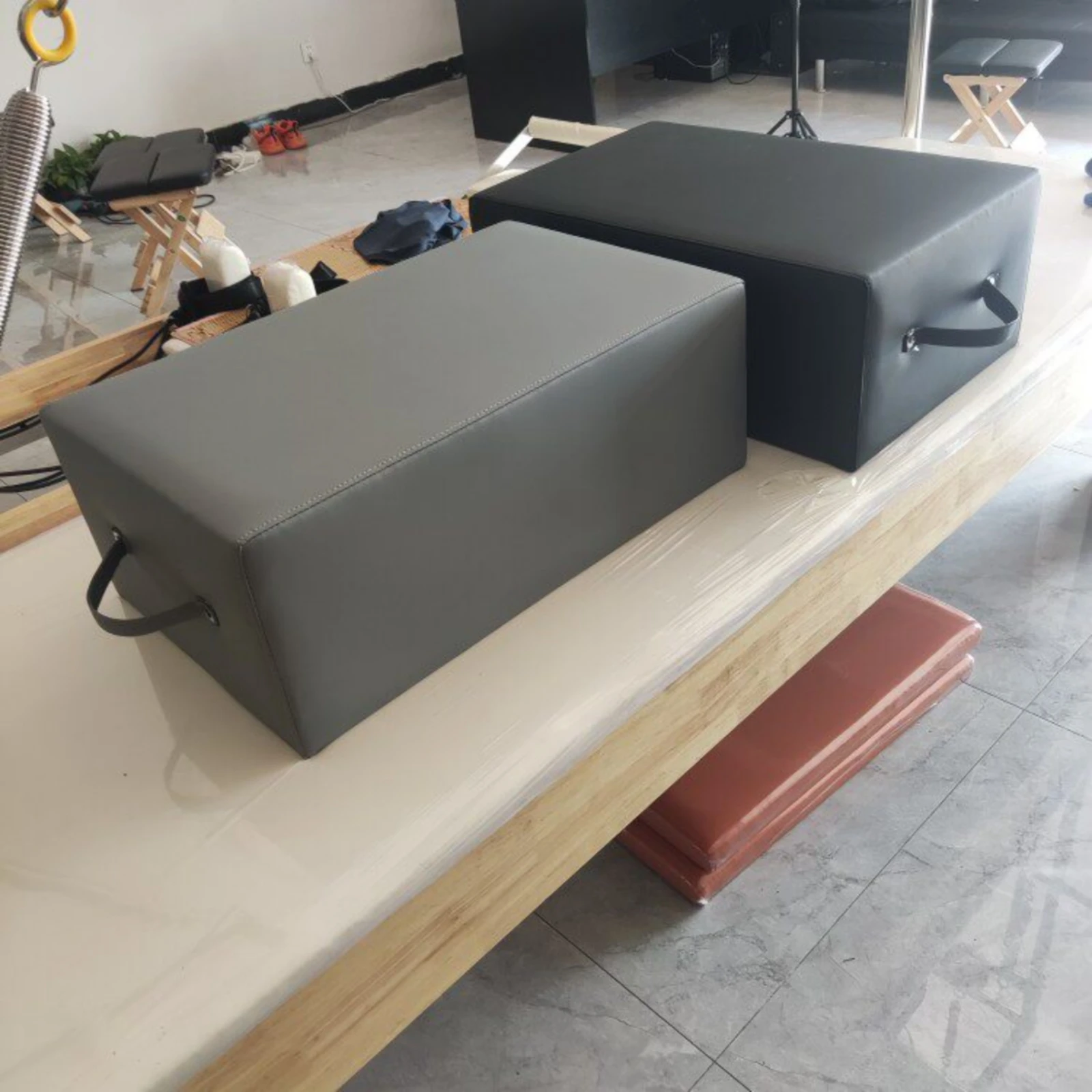 Фото Устойчивый упругий пилатес-бокс Pilates Central Box: тренажер для пилатеса, легко переносимый, долговечный №4
