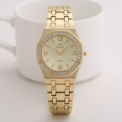 Часы женские кварцевые со стальным браслетом, люксовые модные наручные, с браслетом из розового золота с бриллиантами
