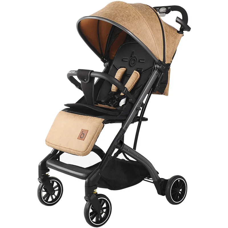 Baby Good QZ1QX1 High View Baby Stroller Can Sit, Lie Down, Fold Up Light Bb Stroller with Pull Bar