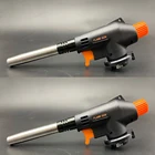 Металлический огнемет 1300 , Бутановая горелка с автоматическим зажиганием, Сварочная газовая горелка, огнемет, уличная газовая горелка для барбекю, кемпинга