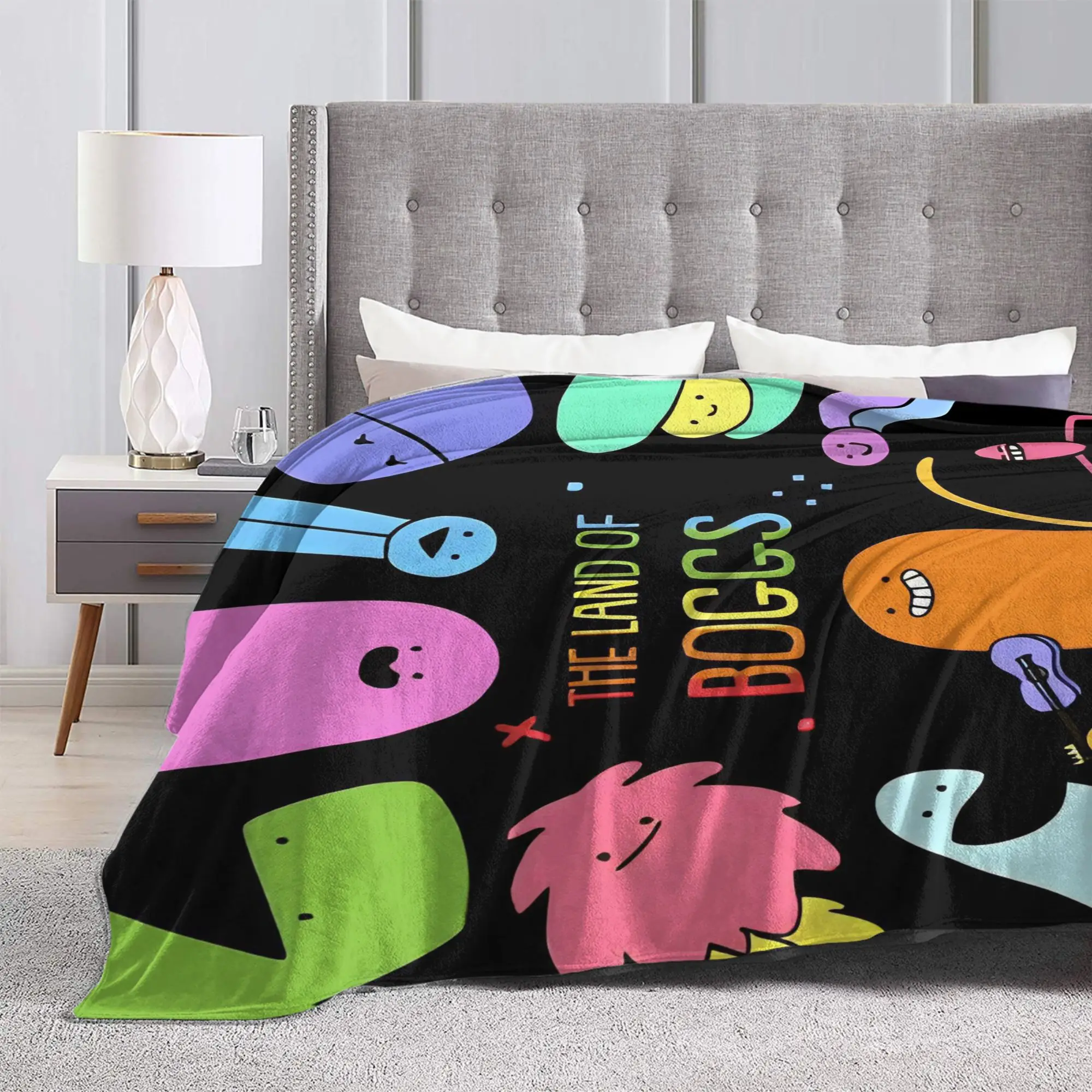 Пледы Land of Boggs Merch из супермягкой фланели, удобные покрывала для кровати. (art.: 3920dc83bba45) - 3920dc83bba45