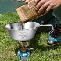 stainless steel bowl 310ml picnic tableware barbecue outdoor hiking camping cup picnic cookware storage bag camping equipment