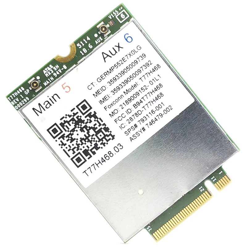 Модуль 4G LT4211 T77H468 GOBI5000 LTE/EV-DO/HSPA+WAN карта SPS: 793116 -001 для HP Elitebook 740 750 820 840 850 G2/810 G3