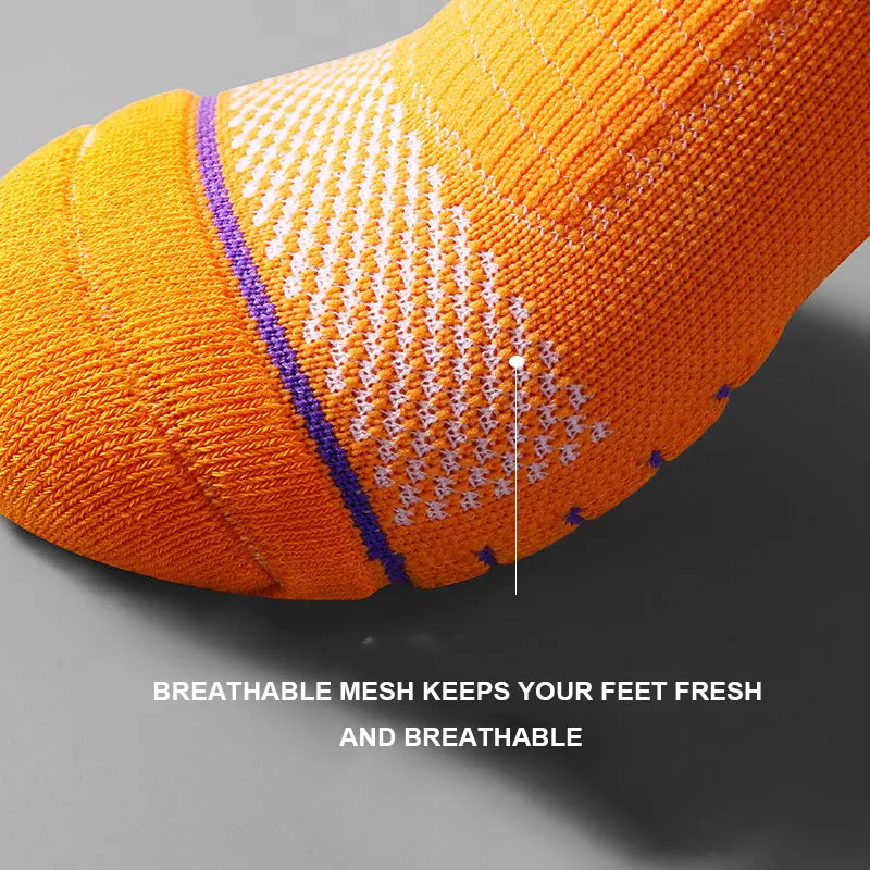 5Pairs Men Sports Socks Riding Cycling Basketball Running Sports Sock Summer Hiking Tennis Ski Man Women Bike Bicycle Slip