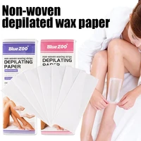 100pcs removal nonwoven body cloth hair remove wax paper rolls high quality hair removal epilator wax strip paper skin beauty