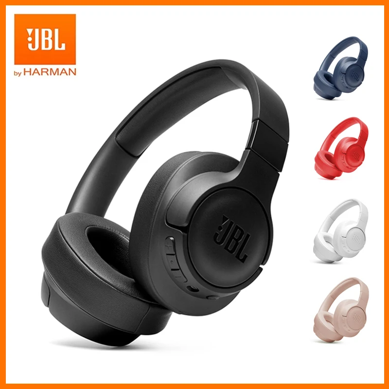 Original JBL TUNE 710BT Wireless Bluetooth Headphones T710BT Music Pure Bass Headset Noise Canceling Gaming Sports Earphones