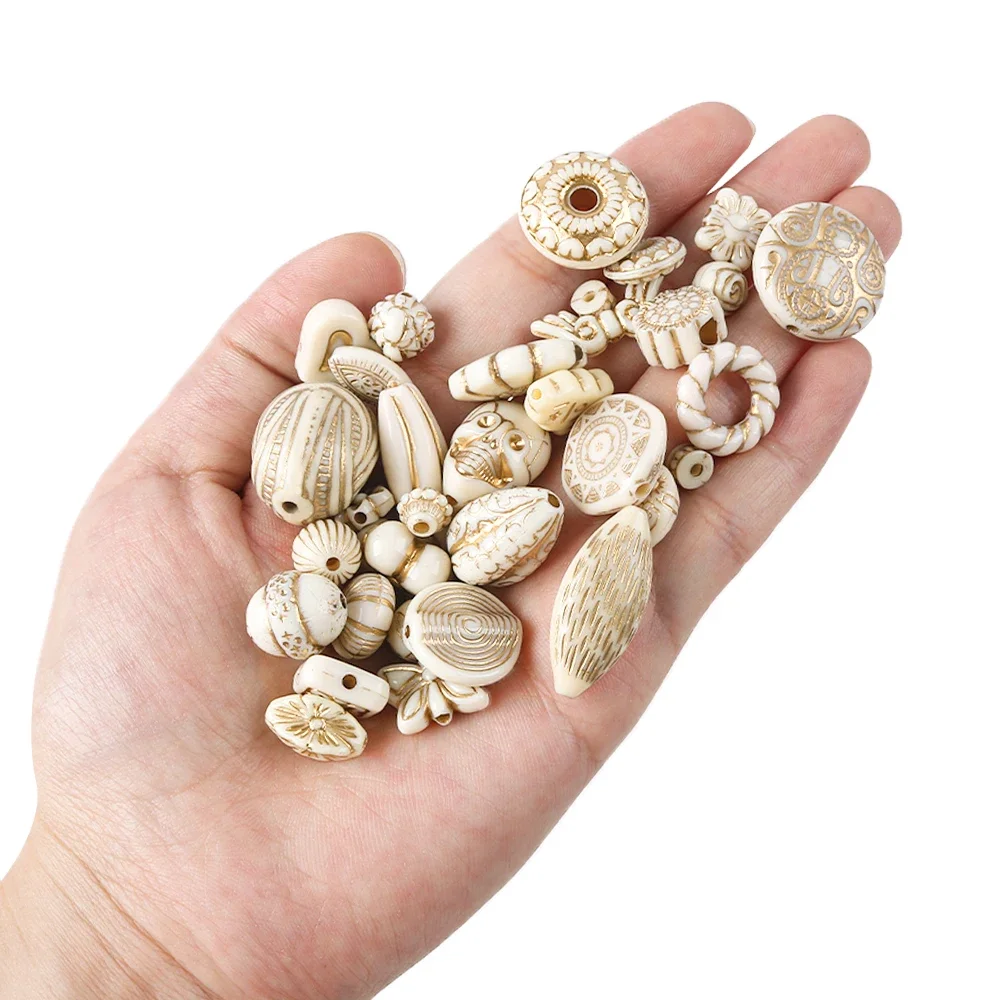 Бусины смешанной формы акриловые бусины рандомного размера аксессуары для