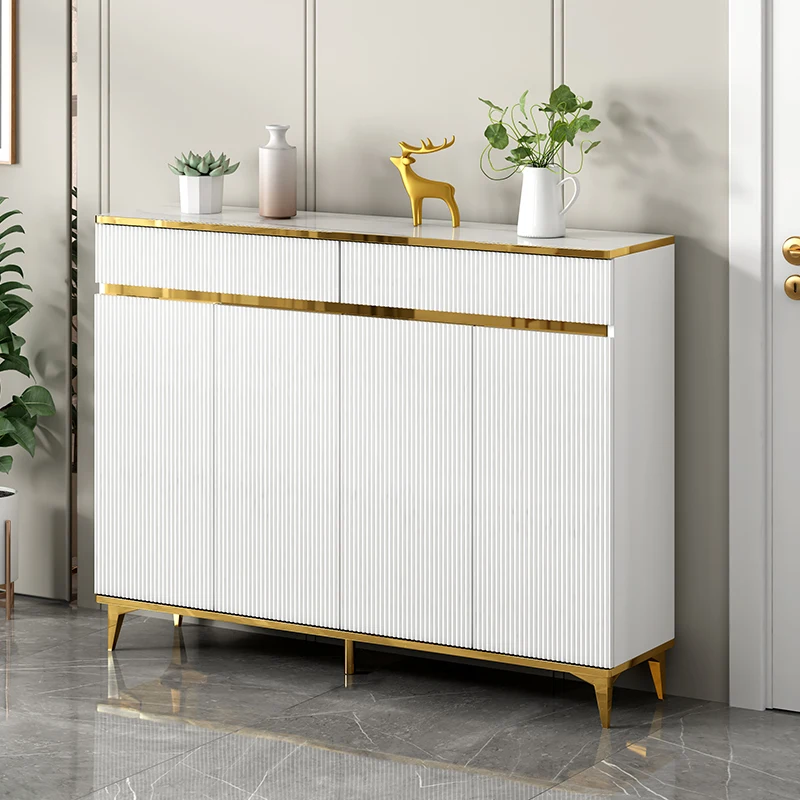 

Ultra Thin Shoes Shelf Shoe Rack Design Modern Nordic Luxury Shoe Cabinets Ritating Living Room Szafka Na Buty Hallway Bedroom