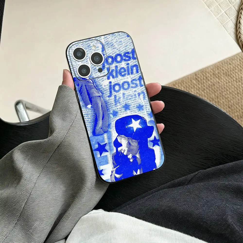 Фото Чехол для телефона I Love J-Joost K-Klein для iPhone 17, 16, 15, 14, 13, 12, 11 Plus, Pro Max и других моделей, мягкий черный чехол №2