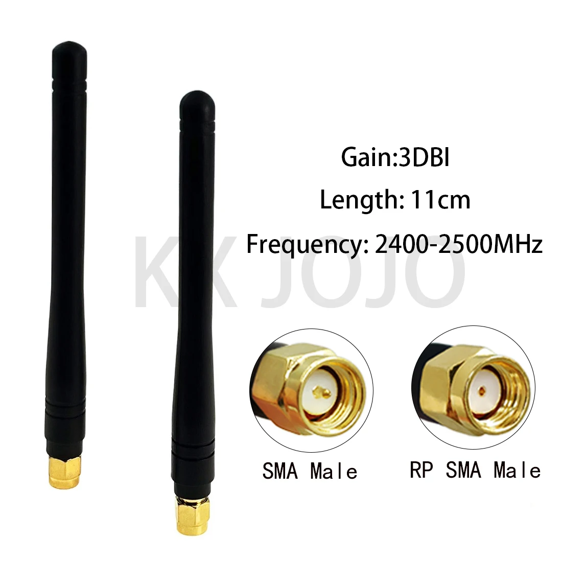 

Wifi Antenna 2.4G 3dBi with RF/RP SMA Male Plug for Wireless Router Straight/Right Angle Signal Intensifier Wholesale 1pc