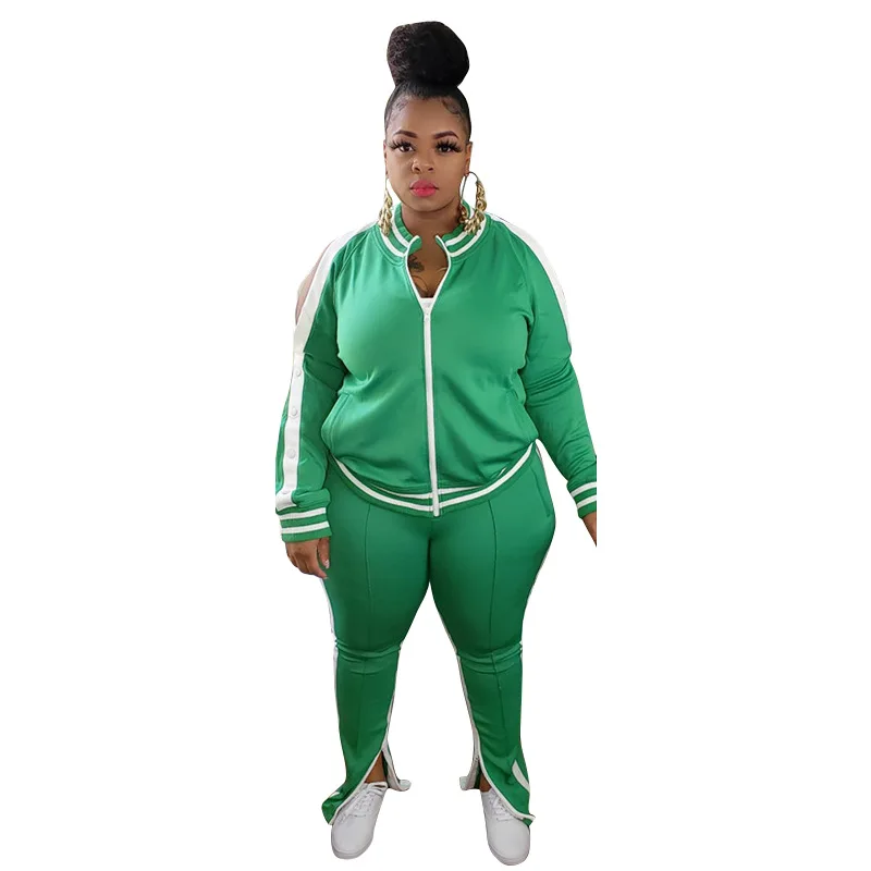 

Women Tracksuit 2 Piece Set Sexy Top and Pants Set Plus Size Sets 5xl Plus Size Clothing Fall 2021 Outfits Plus Size Conjuntos