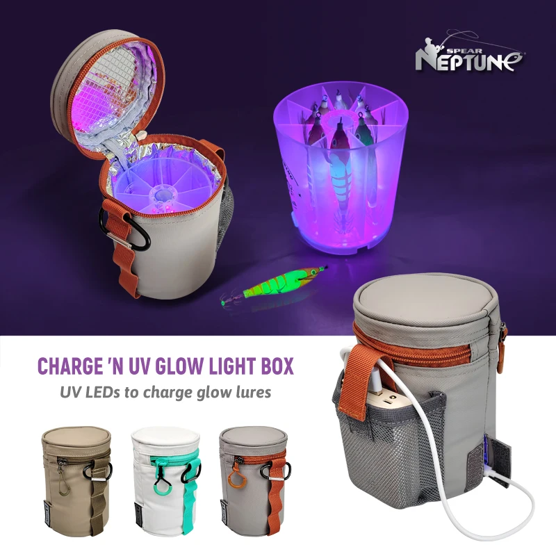 Новые рыболовные сумки с УФ-светящим светом заполняющим коробка для кальмара
