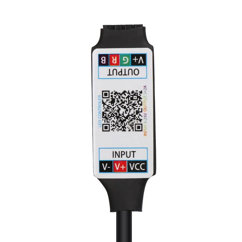 Мини-контроллер Светодиодных Лент RGB С Контролем Яркости Беспроводное