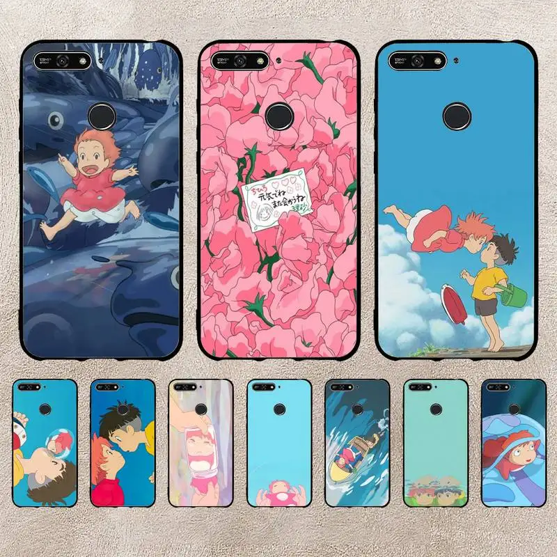 

Cartoon Ponyo On The Cliff By The Sea Phone Case For Xiaomi 11 10 12Spro A2 A2lite A1 9 9SE 8Lite 8explorer F1 Poco 12S Ultra