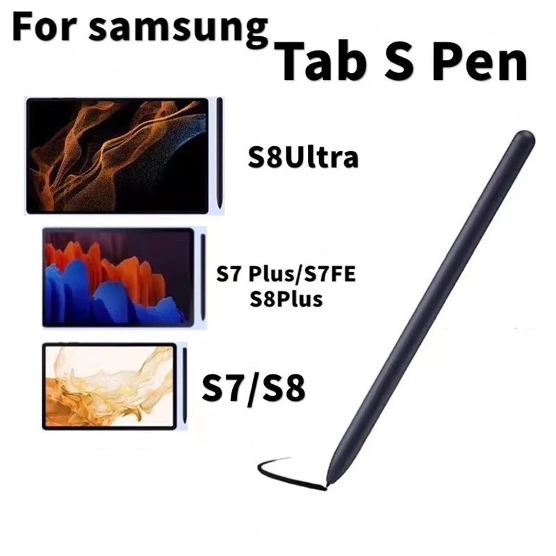 

New Tablet Samsung Stylus S Pen For Tab S7 SM-T970 /S8+S8Plus S8 Ultra Active Touch Screen Pen Touch Drawing Stylus NO Bluetooth